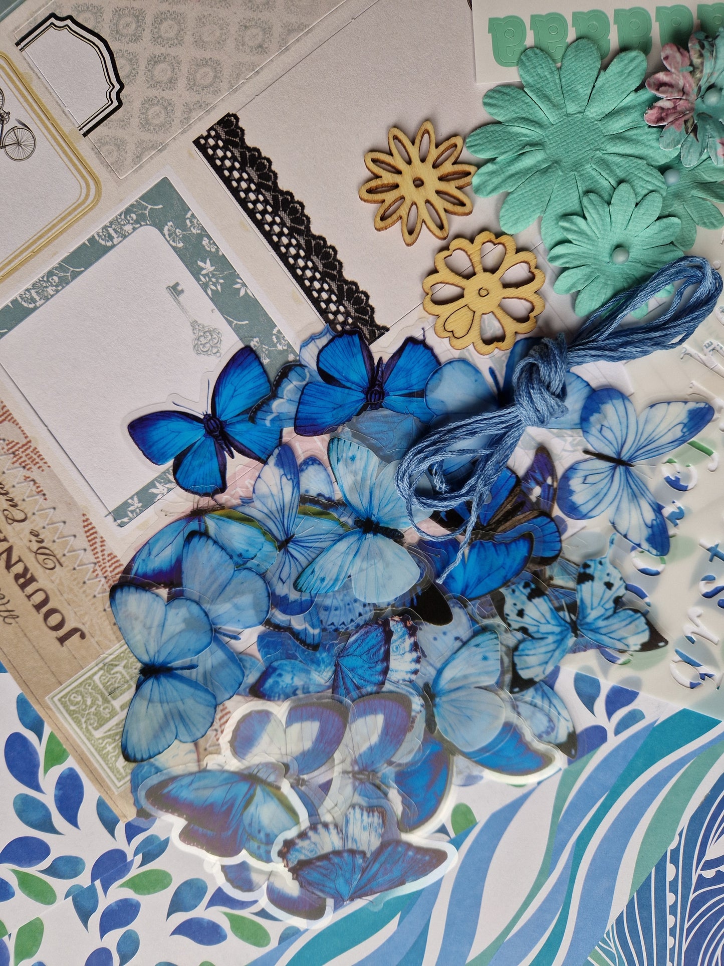 Scrap Box Club - Azure Flow - Memories and Photos