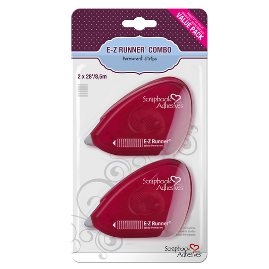 Ez runner 2 pack of tape runner. ISO 18930 certified photo safe - Memories and Photos
