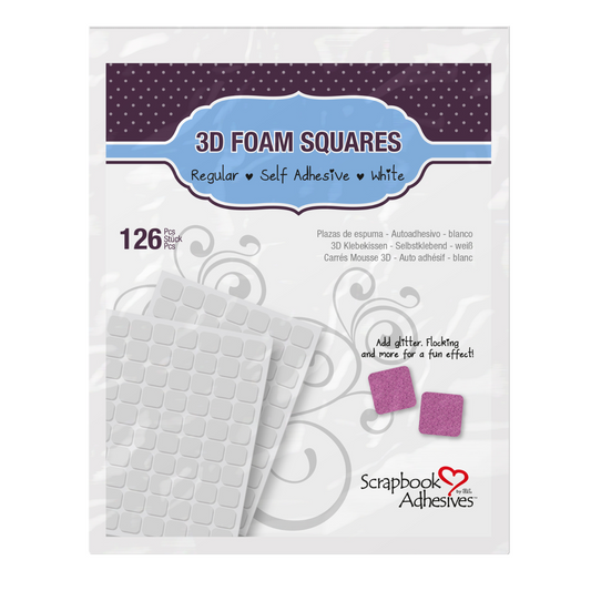 3D Foam Squares.  ISO 18930 certified photo safe - Memories and Photos