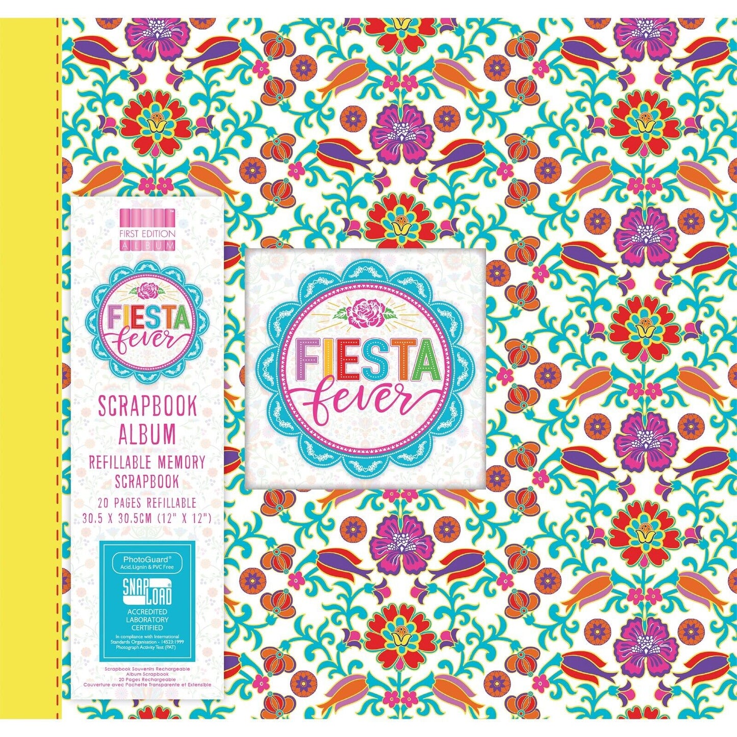 Scrapbook Album 12x12. Snapload style. Fiesta Fever (b) - Memories and Photos