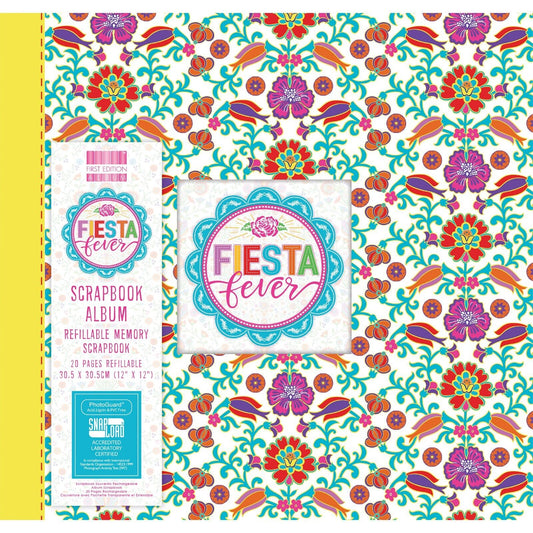 Scrapbook Album 12x12. Snapload style. Fiesta Fever (b) - Memories and Photos