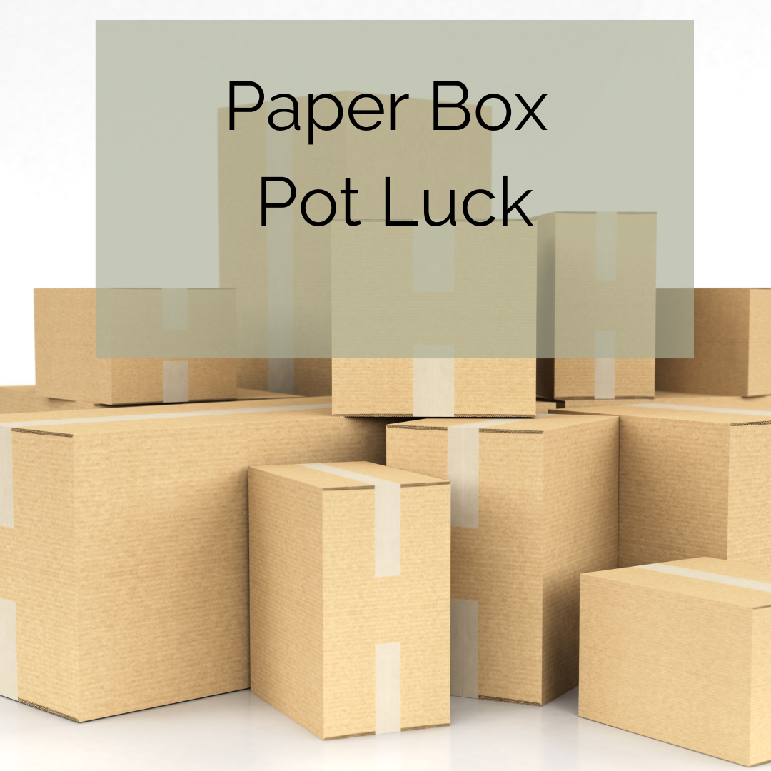 12x12 Paper Box Pot Luck