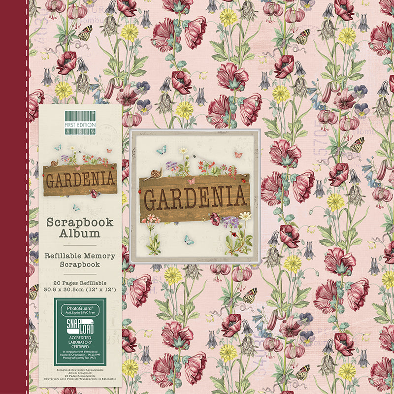 Scrapbook Album 12x12. Snapload style. Wildflower - Memories and Photos