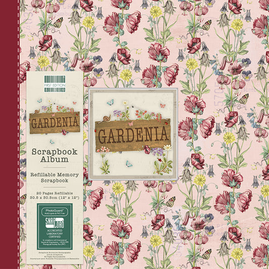 Scrapbook Album 12x12. Snapload style. Wildflower - Memories and Photos