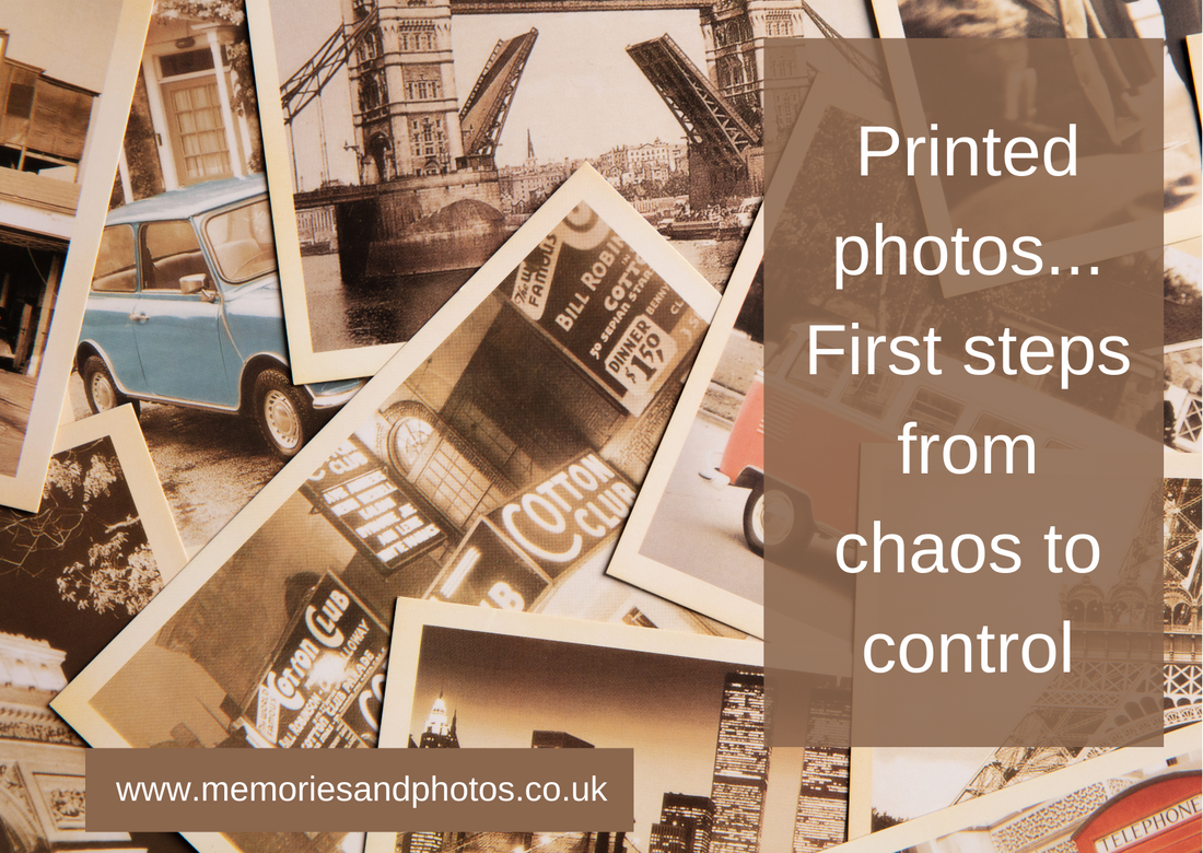 Printed photos - First steps from chaos to control