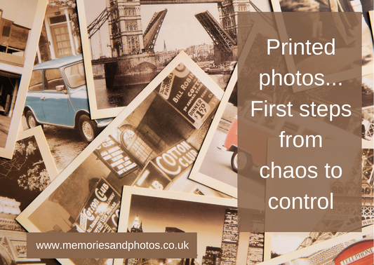 Printed photos - First steps from chaos to control