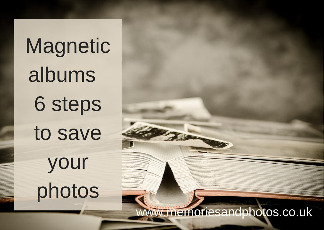 Magnetic albums - 6 steps to save your photos