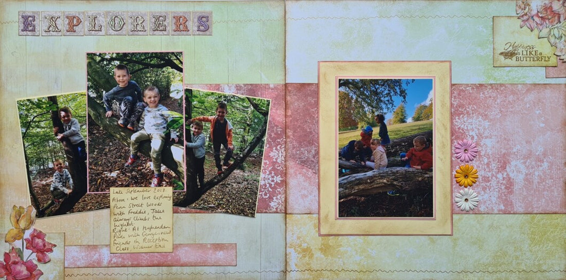 Page Inspiration from our March 2021 Guest Scrapbooker