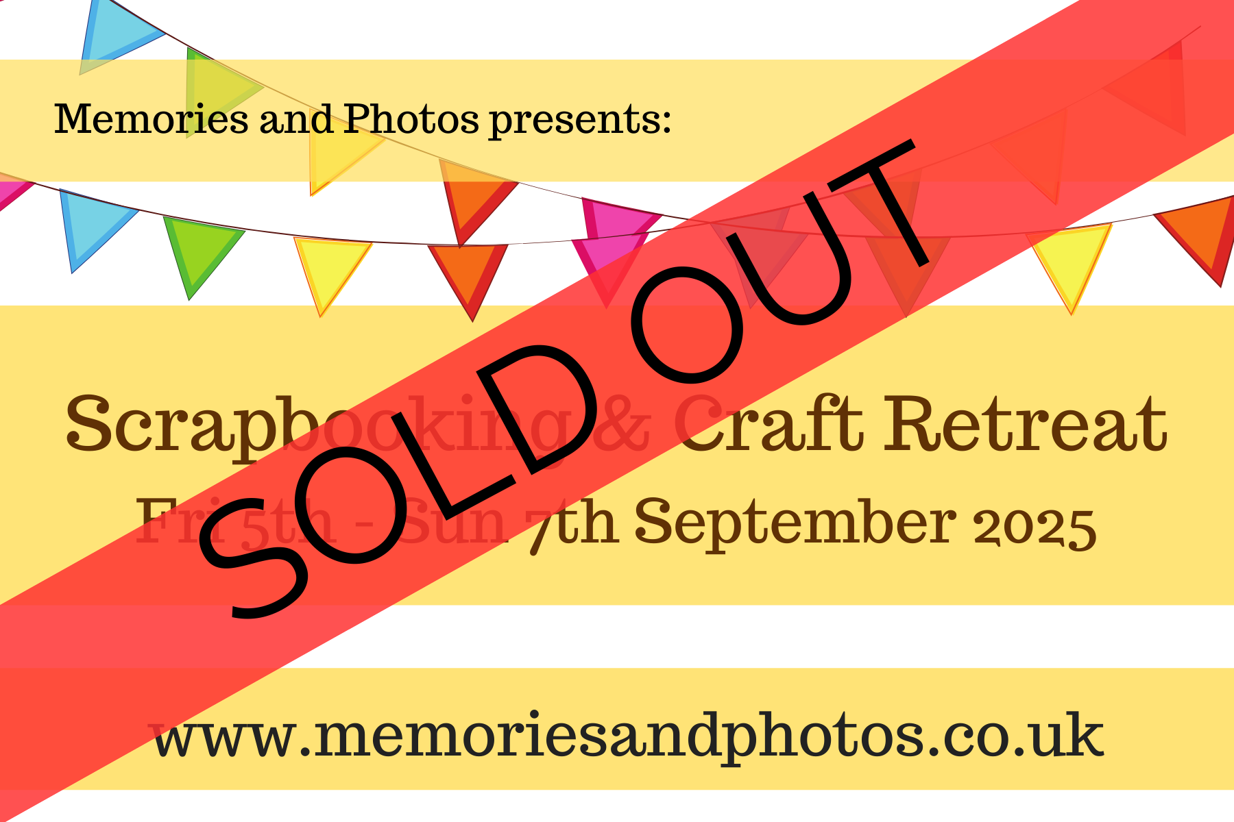 Craft Retreat - 5th to 7th Sept 2025 - Memories and Photos