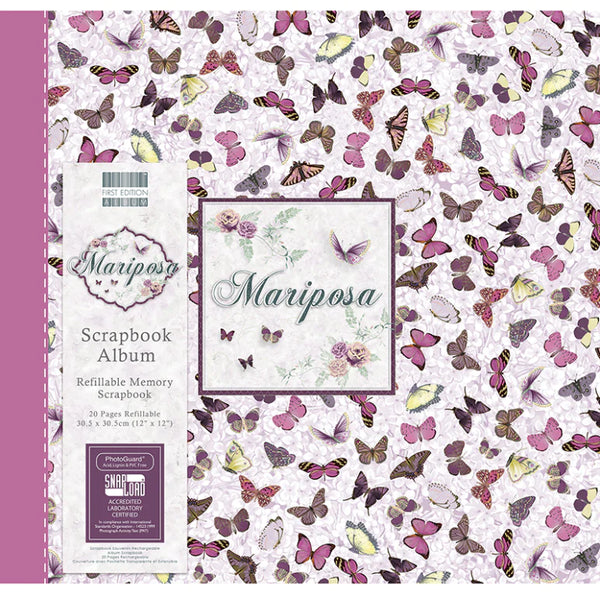 Scrapbook Album 12x12. Snapload style. Butterflies - Memories and Photos