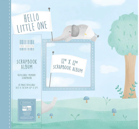 Scrapbook Album 12x12. Snapload style. Baby Boy - Memories and Photos