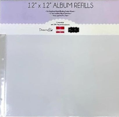 12"x12" scrapbook album refill pages (extra pages for snapload albums) - Memories and Photos