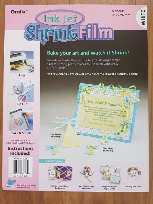 Print and create your own shrink plastic embellishments - Memories and Photos