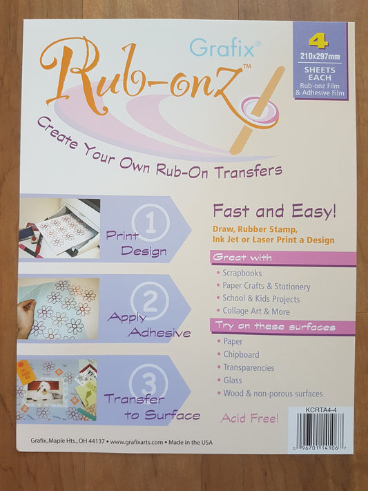 Create your own rub-on transfers - Memories and Photos