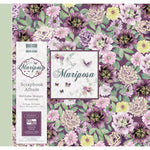 Scrapbook Album 12x12. Snapload style. Mariposa Flowers - Memories and Photos
