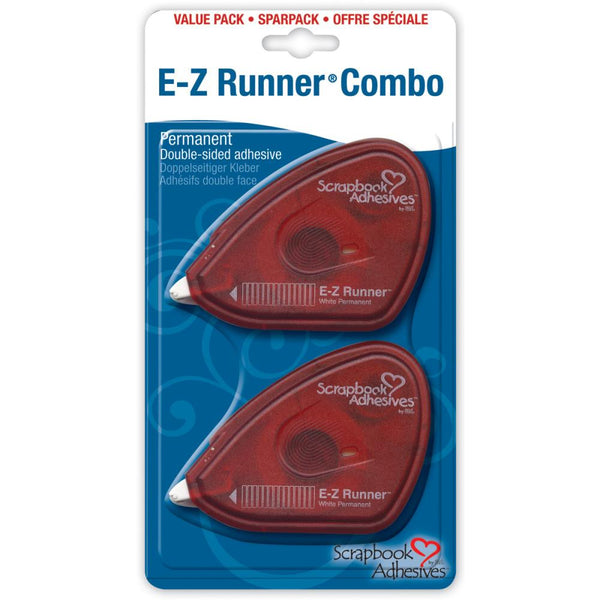 Ez runner 2 pack of tape runner. ISO 18930 certified photo safe - Memories and Photos